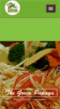 Mobile Screenshot of greenpapayathairestaurant.com